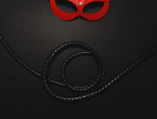 BDSM Mask and Whip